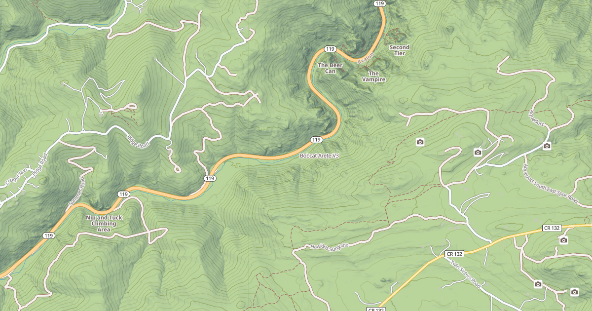Map preview of Bobcat Arete