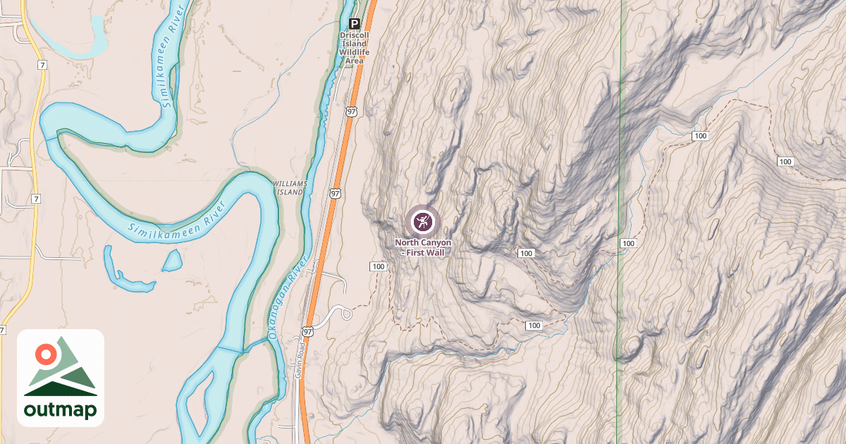 Map of North Canyon - First Wall