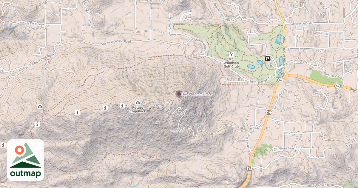 Map of Fake Phantom Crack