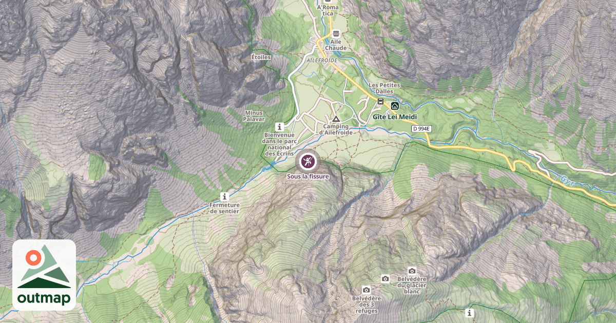 Map of Sous la fissure