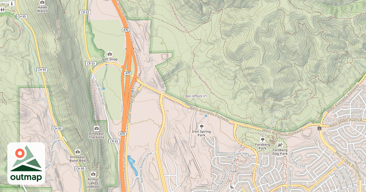 Map of Ben Affleck