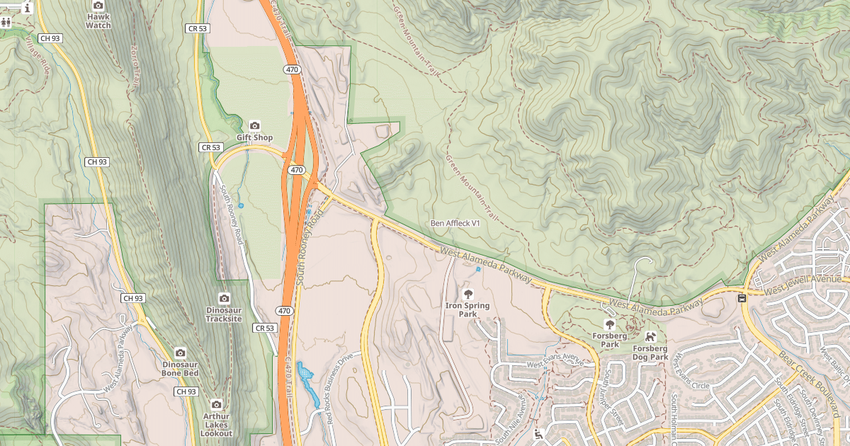 Map preview of Ben Affleck