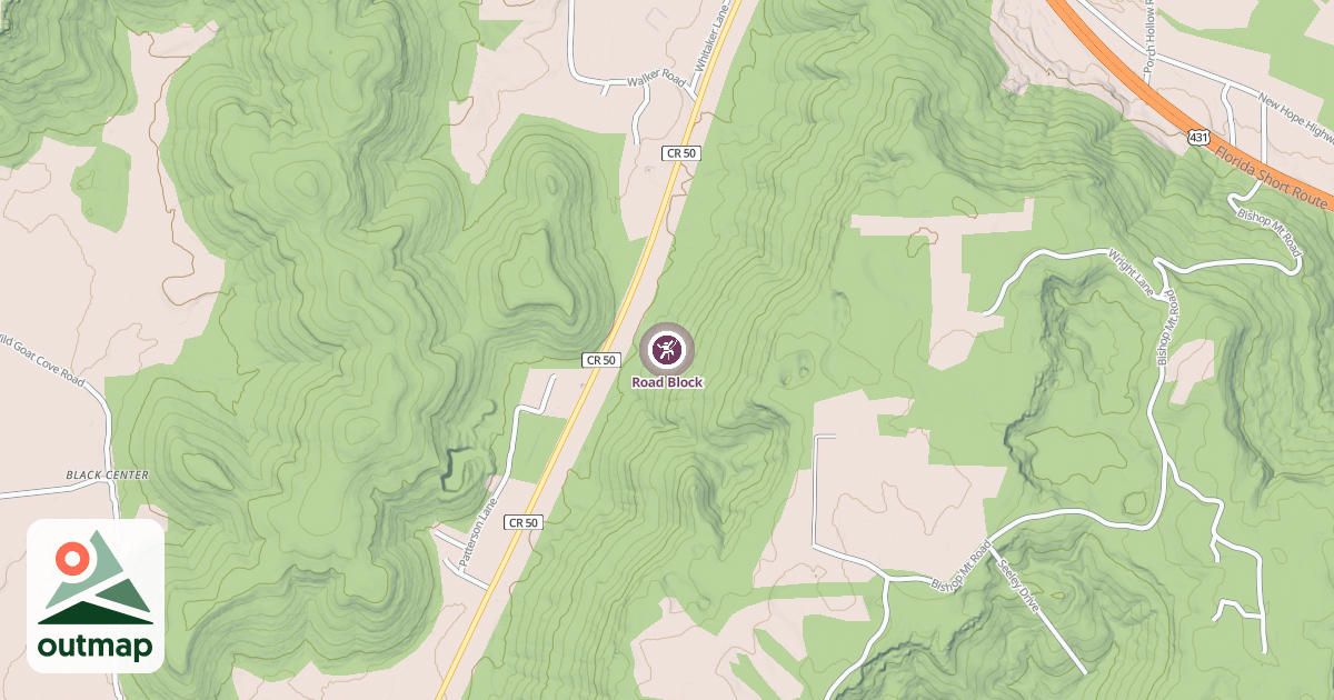 Map of Road Block