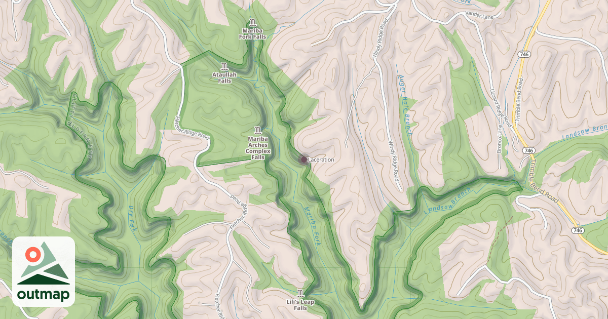 Map of Laceration
