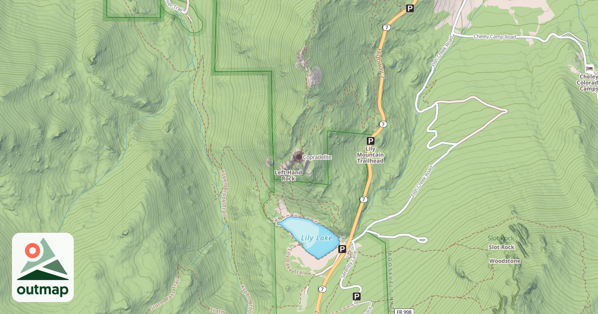 Map of Copradelite