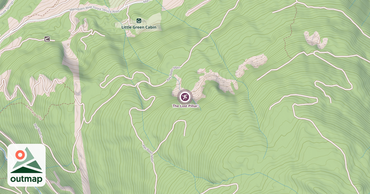 Map of The Lost Pillar