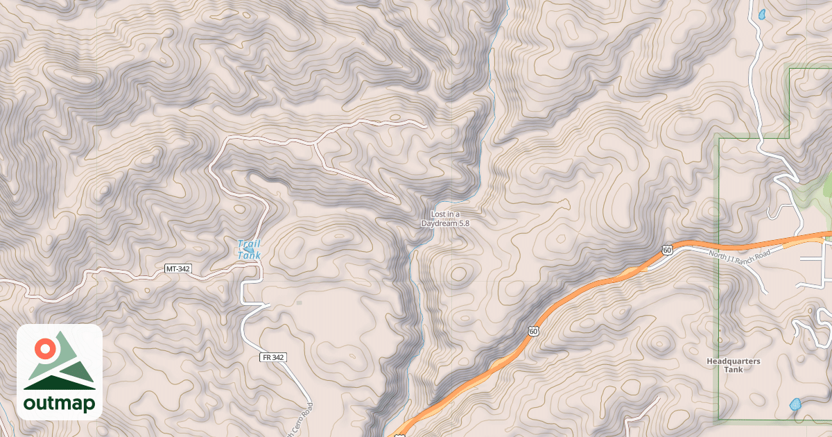 Map of Lost in a Daydream