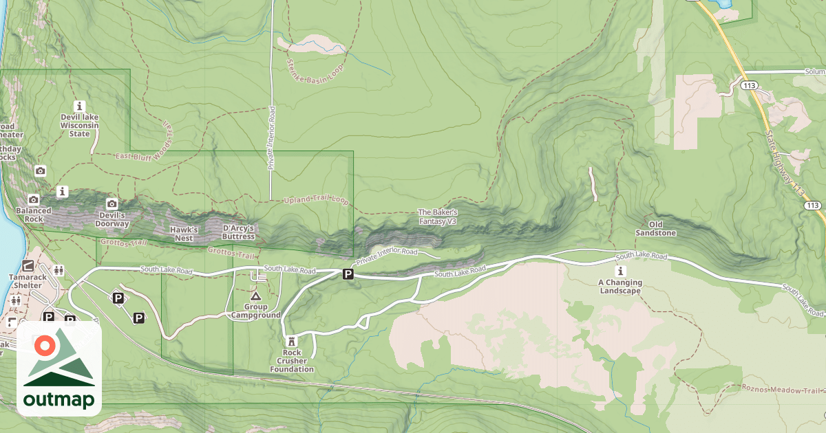 Map of The Baker’s Fantasy