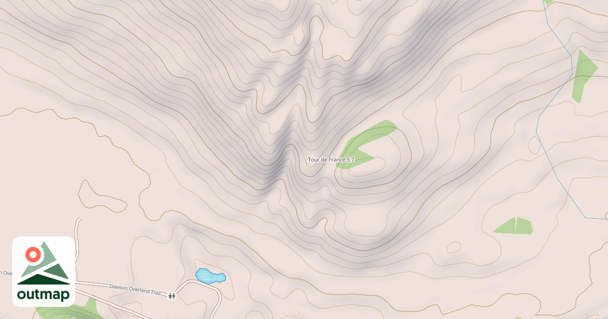 Map of Tour de France