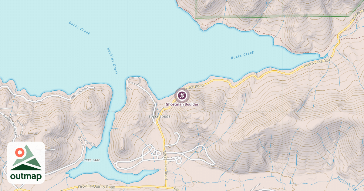 Map of Ghostman Boulder