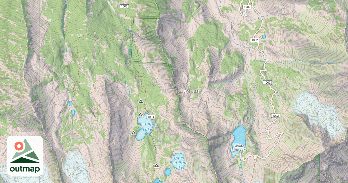 Map of Boxed Wine