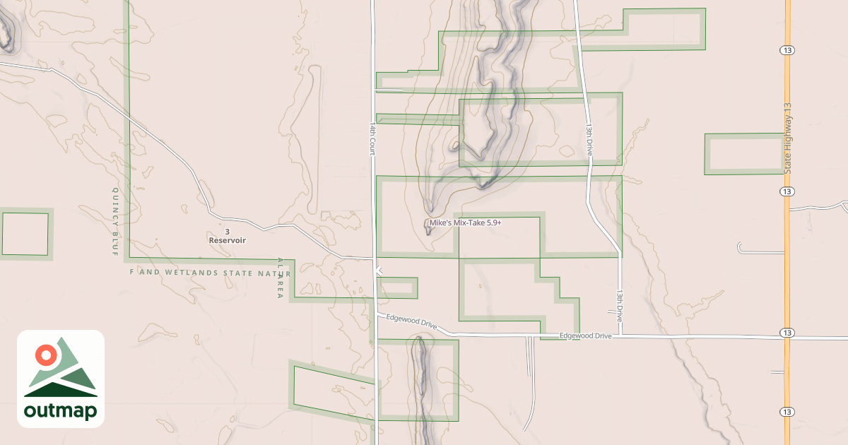 Map of Mike's Mix-Take