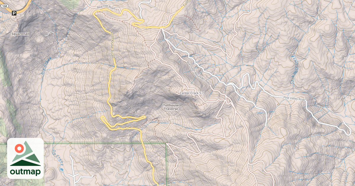 Map of Center Crack