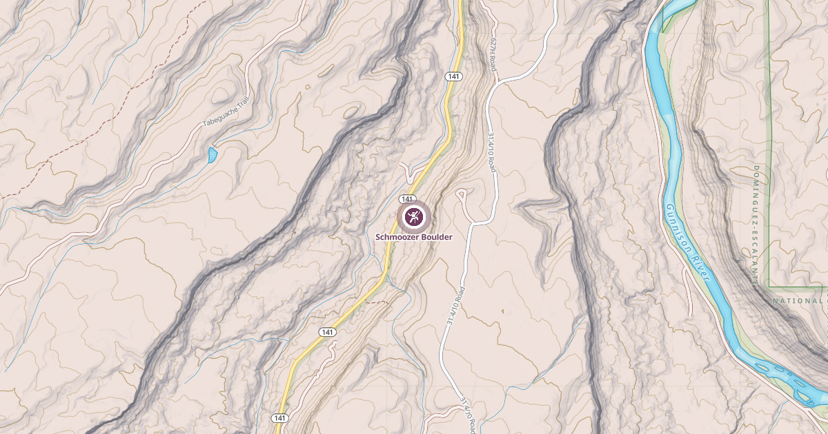 Map preview of Schmoozer Boulder