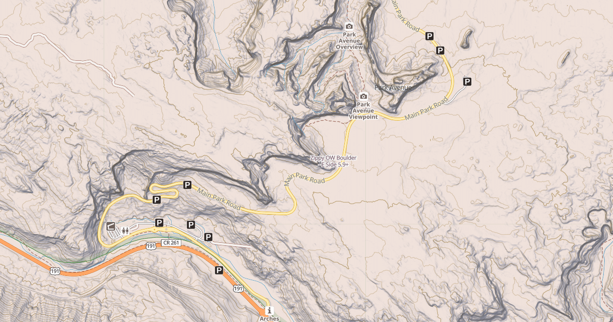 Map preview of Zippy OW Boulder - E Side