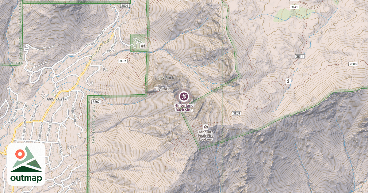 Map of Hinterland Back Side