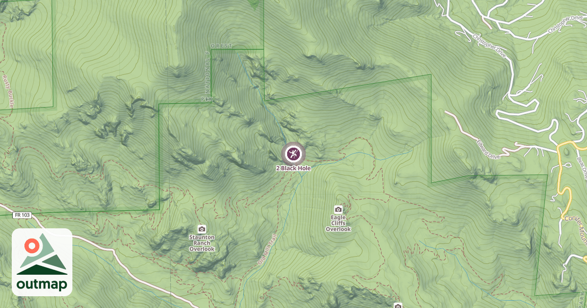 Map of 2 Black Hole