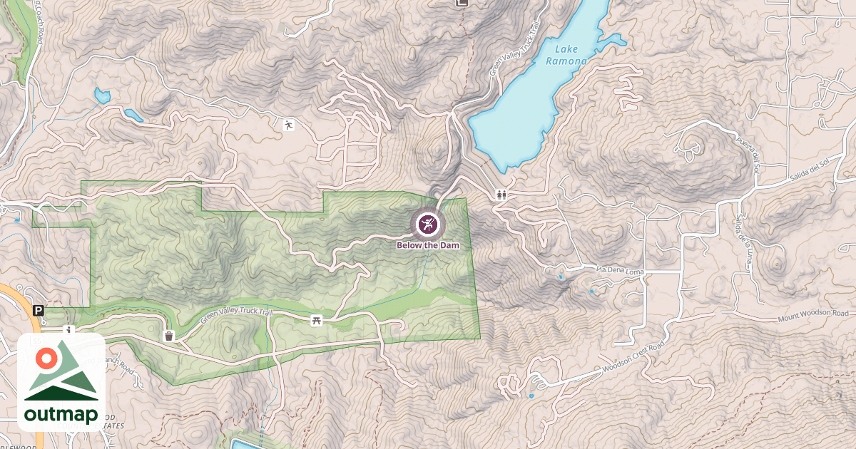 Map of Below the Dam