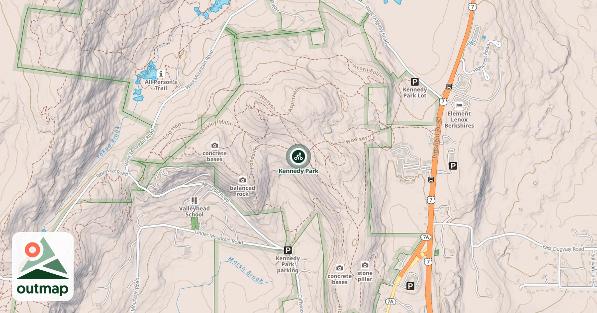Map of Kennedy Park