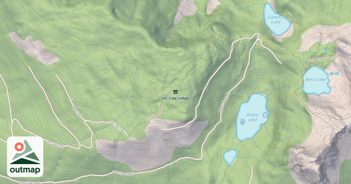 Map of Vic Cole Lodge