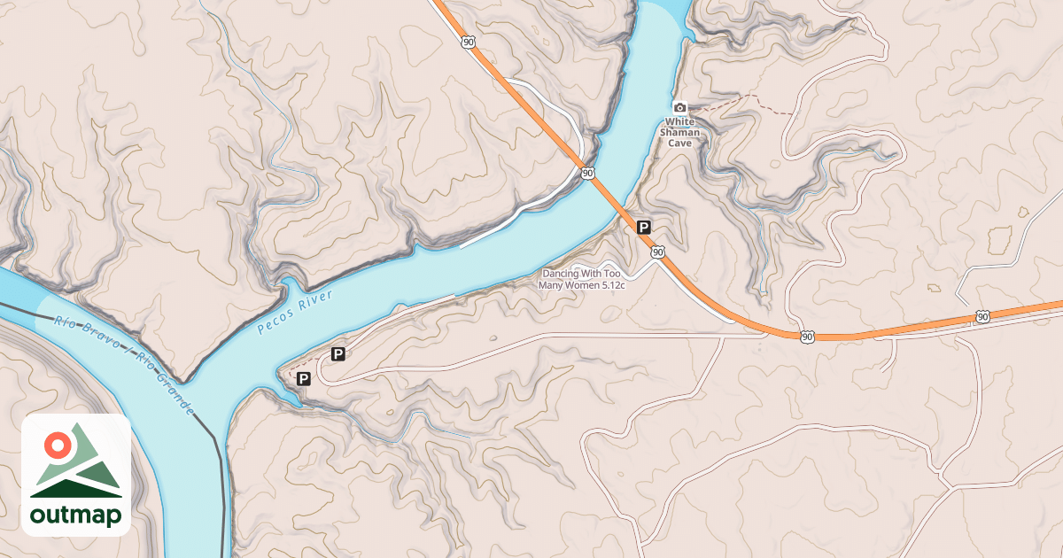Map of Dancing With Too Many Women in Val Verde