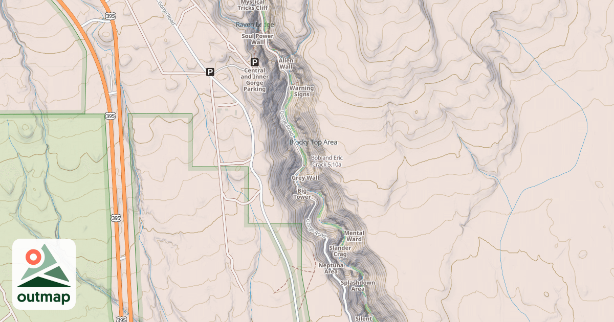 Map of Bob and Eric Crack