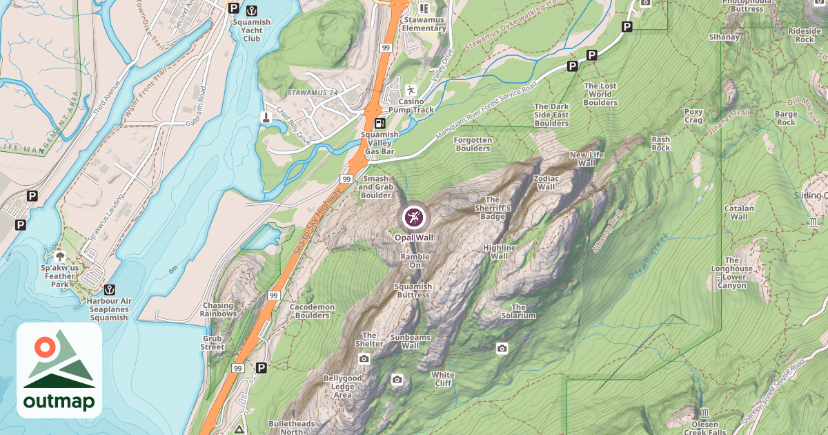 Map of Opal Wall