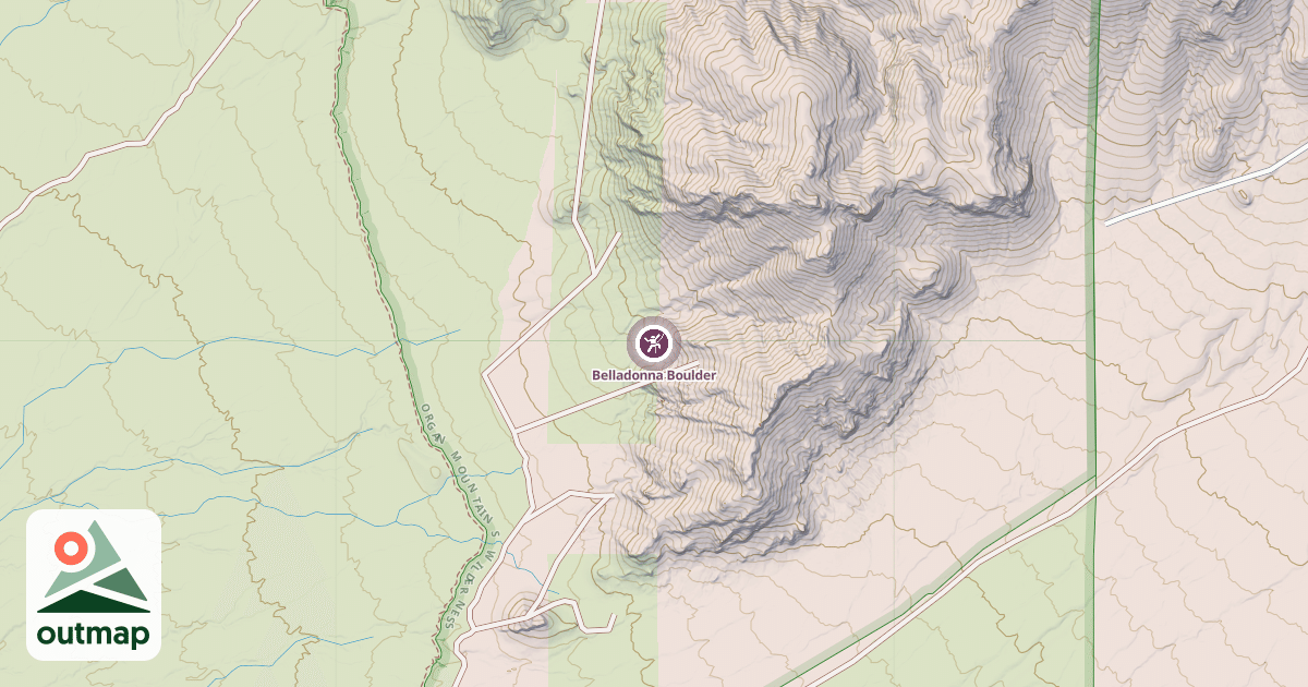 Map of Belladonna Boulder