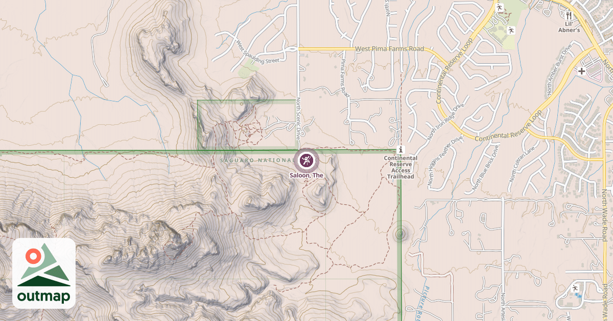 Map of Saloon, The