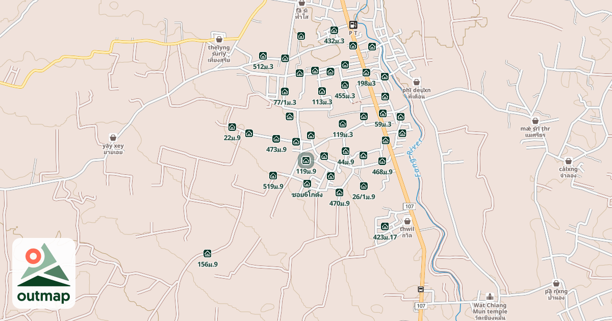Map of 119ม.9