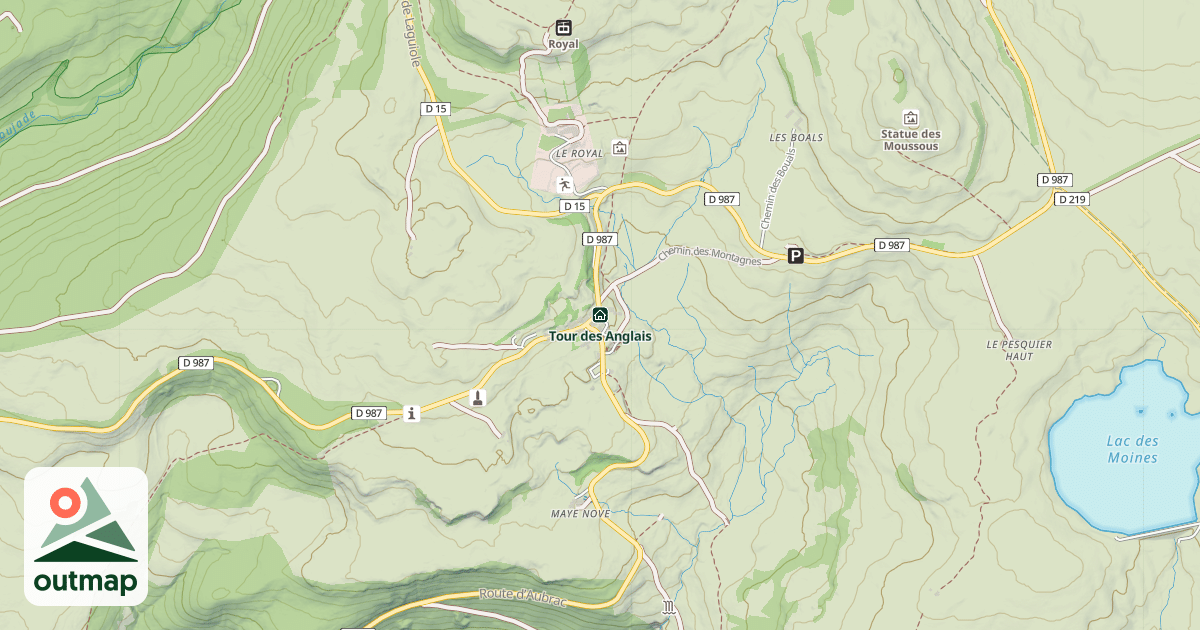 Map of Tour des Anglais