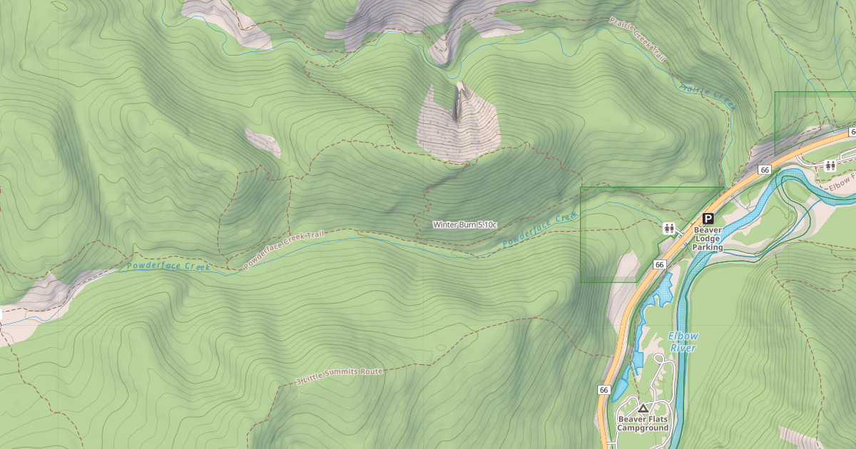Map preview of Winter Burn