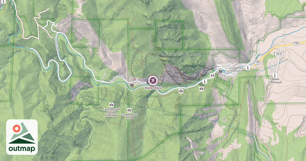 Map of Water Rock