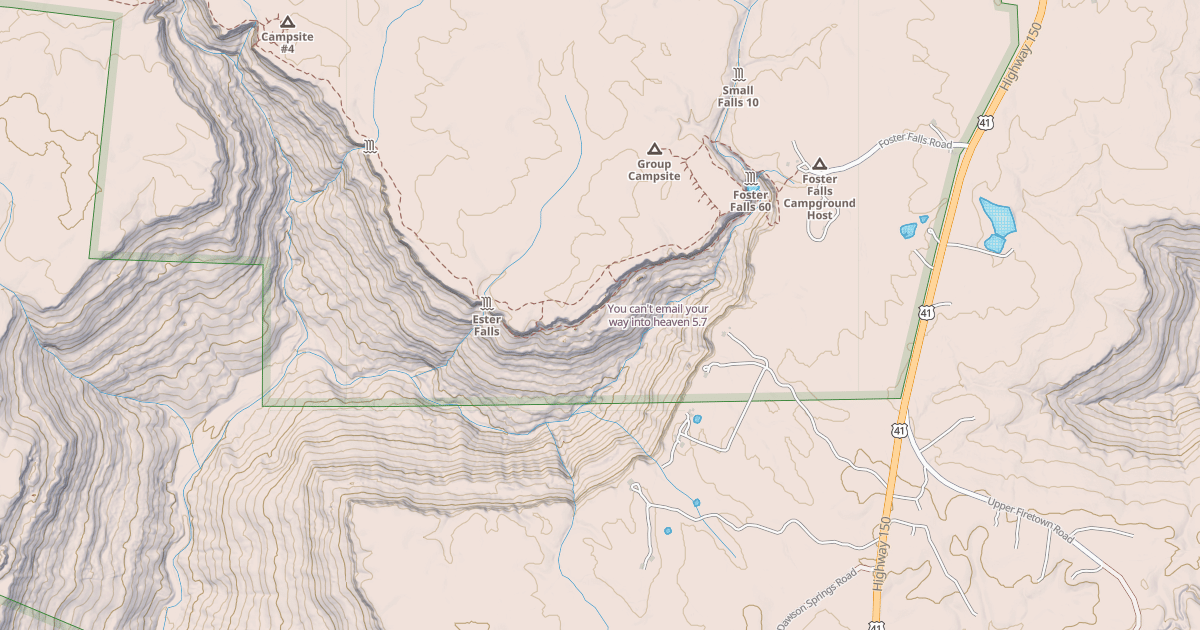 Map preview of You can't email your way into heaven