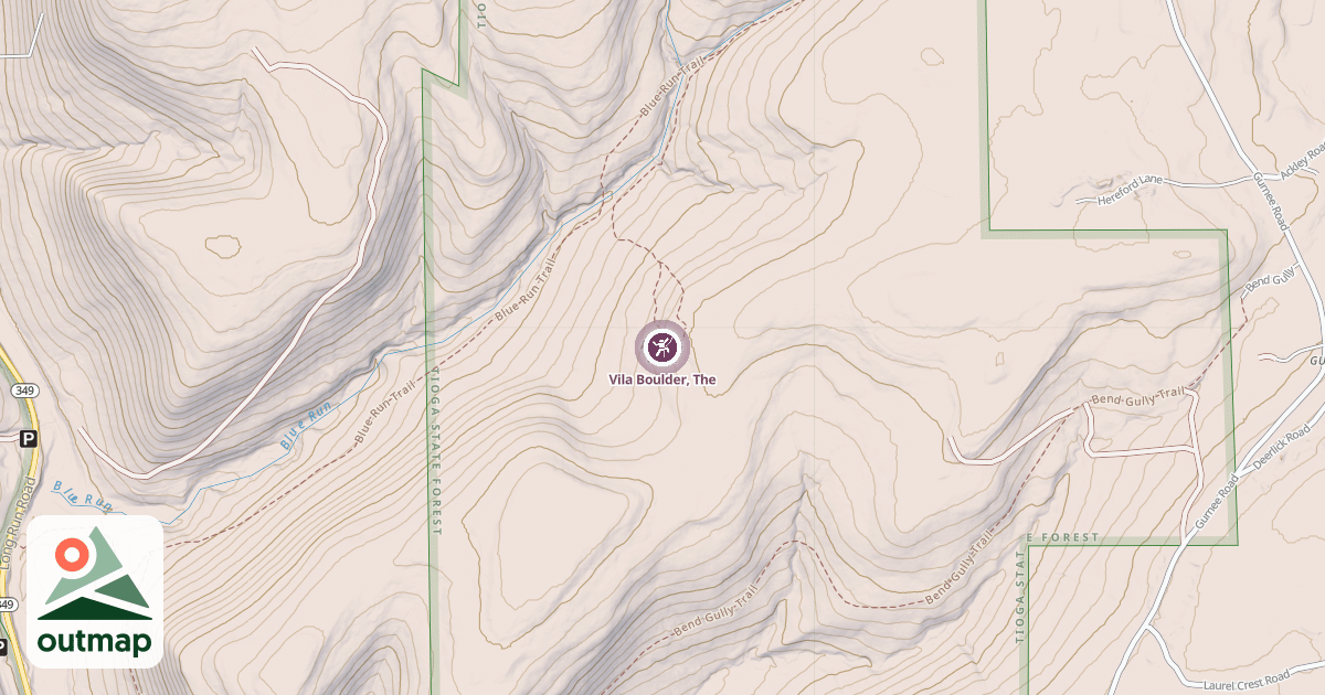 Map of Vila Boulder, The