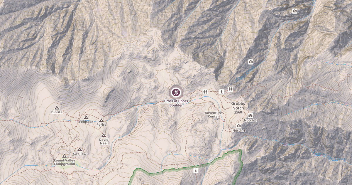 Map preview of Cross of Choss Boulder