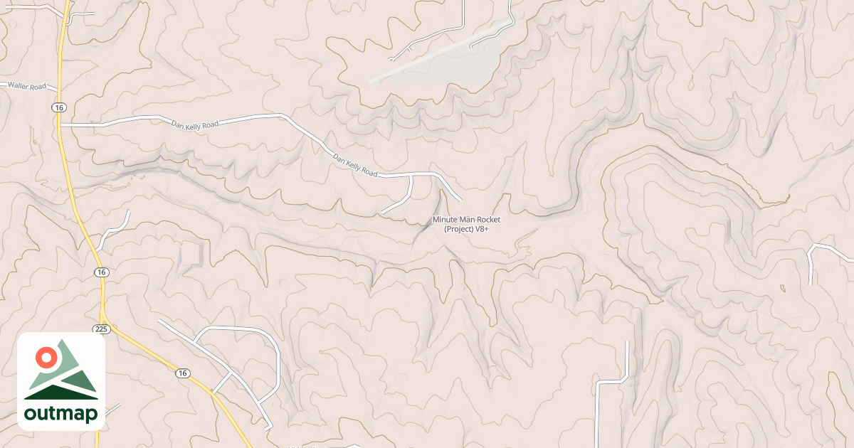 Map of Minute Man Rocket (Project)