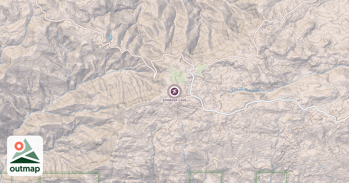 Map of Smokeys Cave