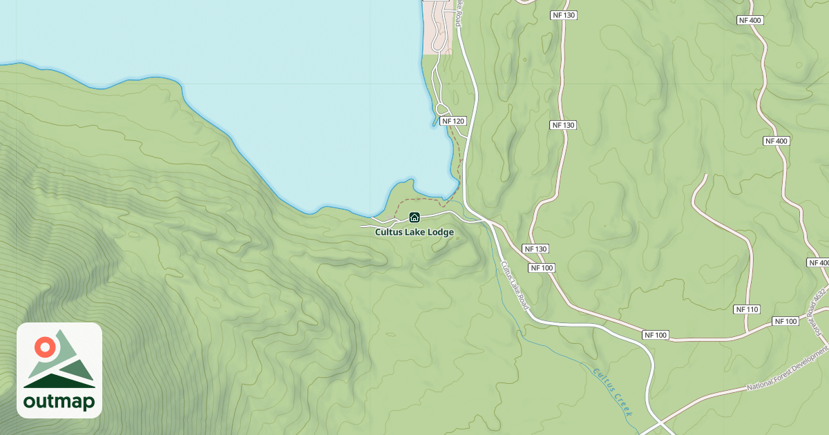 Map of Cultus Lake Lodge