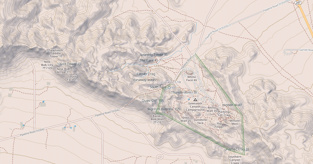 Map preview of Coruscation