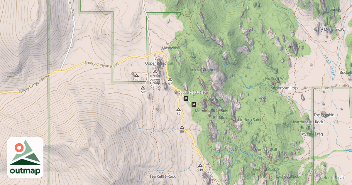 Map of Double Cracks
