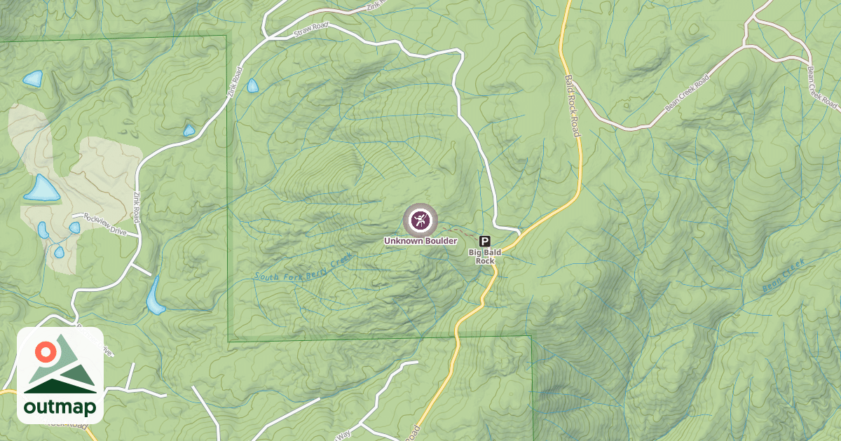 Map of Unknown Boulder