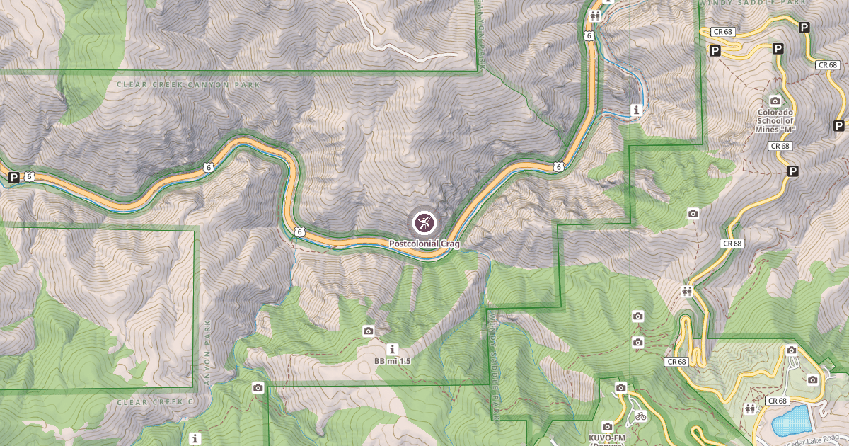 Map preview of Postcolonial Crag
