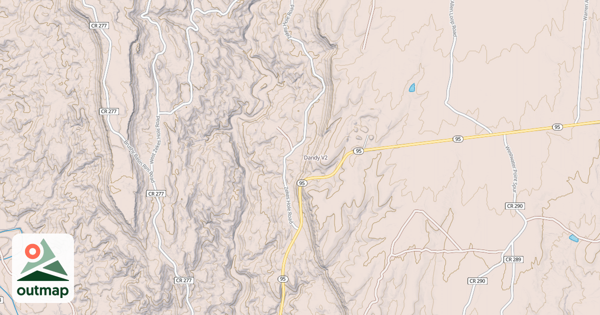 Map of Dandy