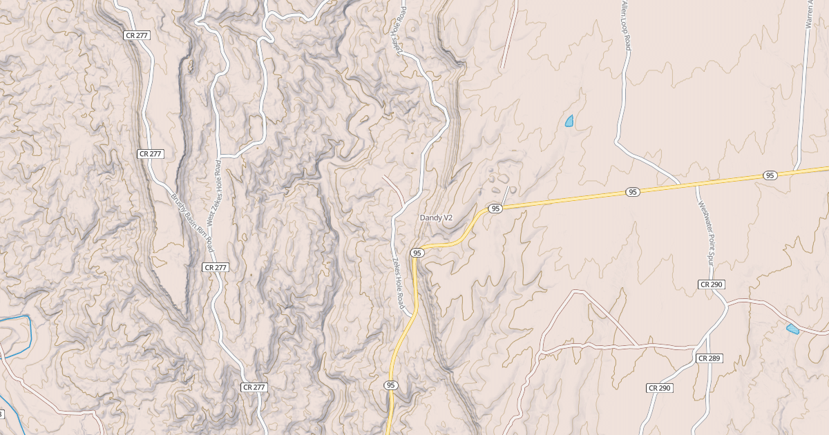 Map preview of Dandy