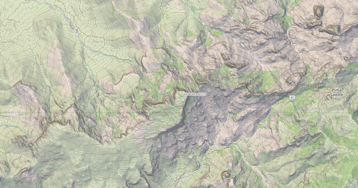 Map preview of East Buttress