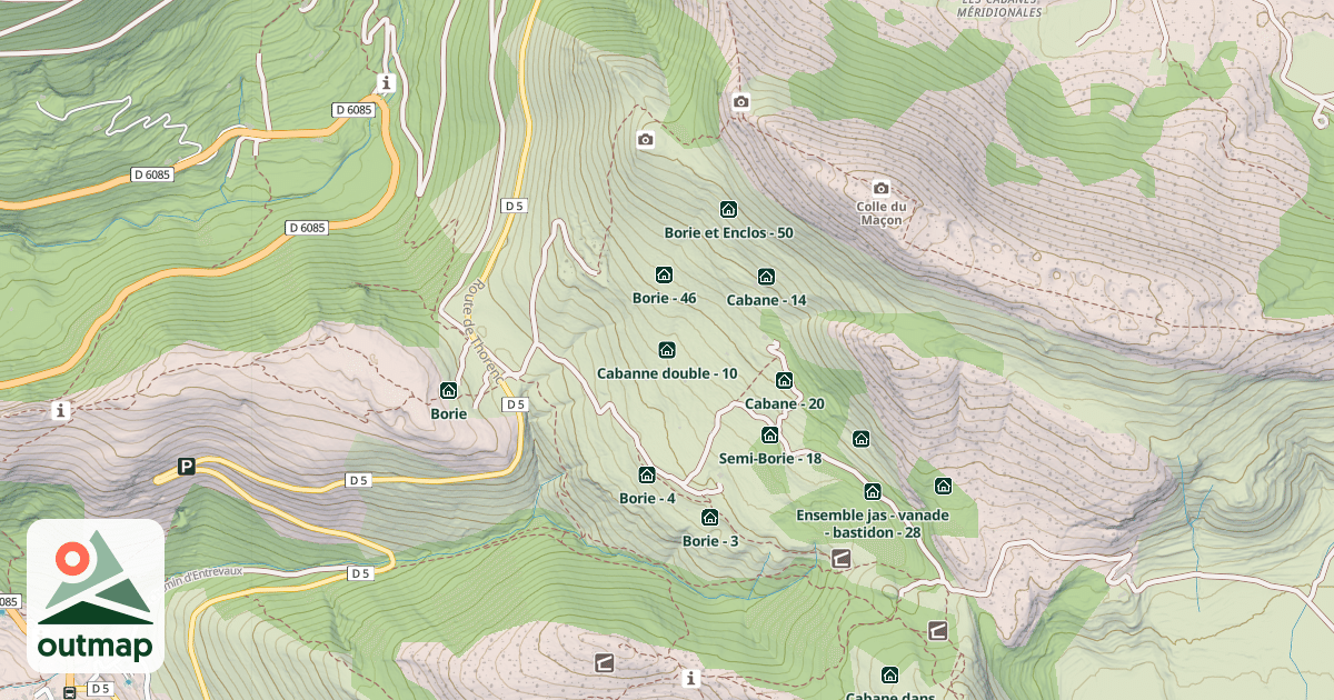 Map of Cabanne double - 10
