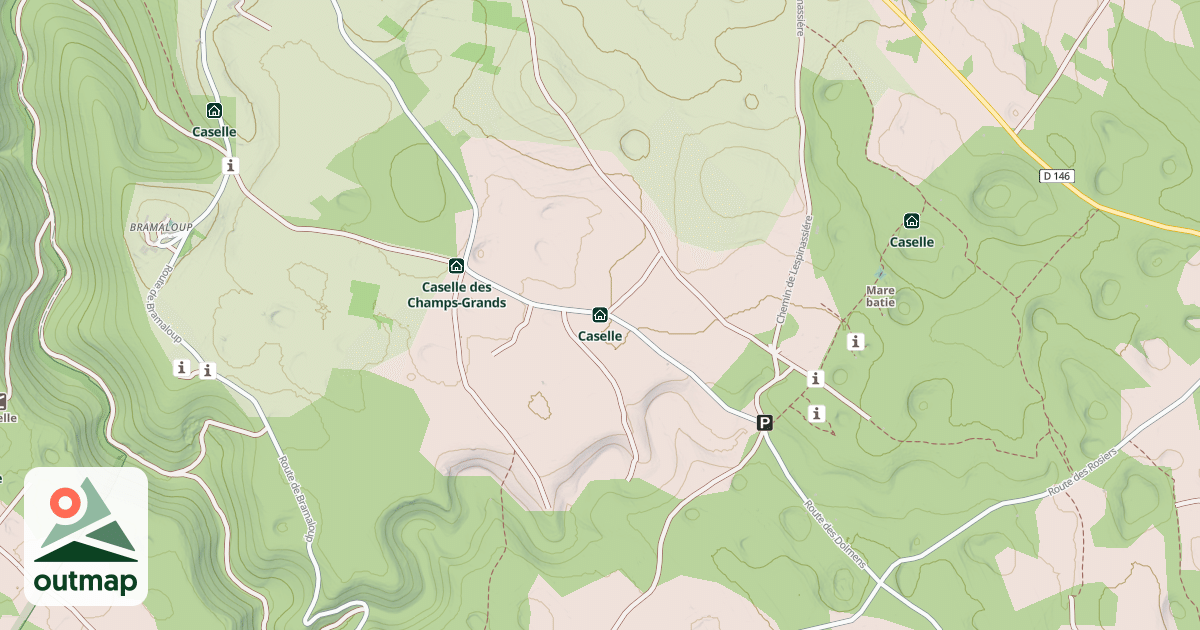 Map of Caselle