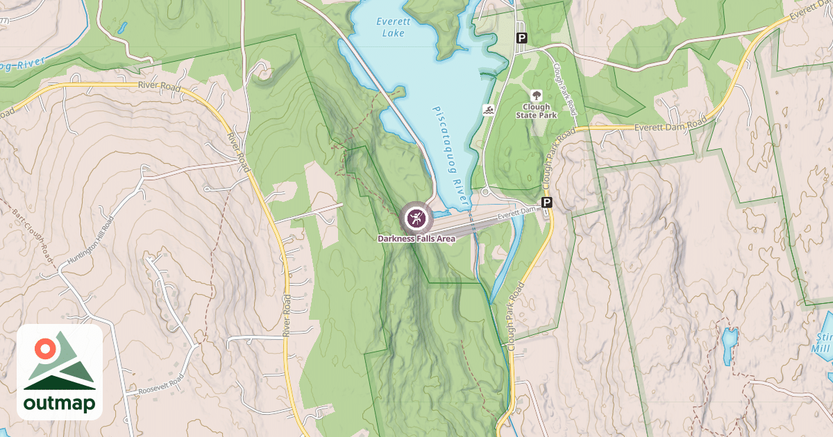 Map of Darkness Falls Area