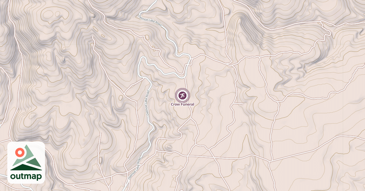Map of Crow Funeral